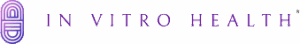 Logo with text 'VITRO HE' and a purple circular design.